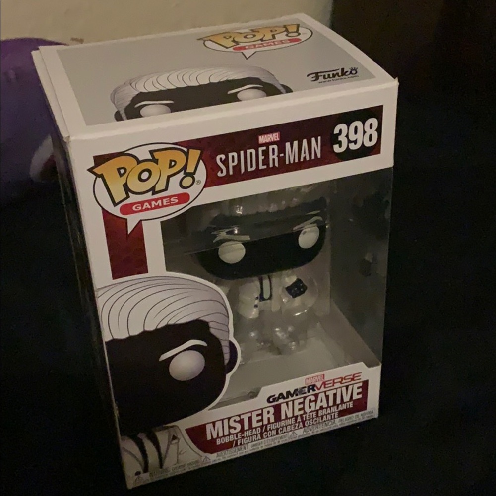 Mister negative pop! Collectible